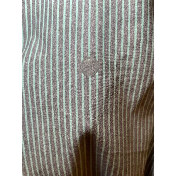 Lululemon Women‎ 4 Run First Base Tank Cliff Hanger Stripe Grey Mint Green Blue - Picture 12 of 13